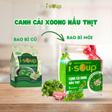  Isoup Combo 6 Túi Canh Cải Xoong Nấu Thịt Ăn Liền Sấy Thăng Hoa 
