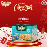  Súp Hải Sản Ăn Liền ISOUP HUUPS Ngon,Dinh Dưỡng,Tiện Lợi (Hộp X 3 Viên) - Súp Ăn Liền Sấy Thăng Hoa 
