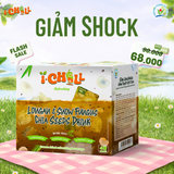  iChill Sâm Long Nhãn Nấm Tuyết Hạt Chia Nước Thanh Nhiệt Sấy Thăng Hoa Từ Trái Cây Tự Nhiên 4 Gói X Hộp, Không Chất Bảo Quản, ISO 22000, HACCP, BRC 