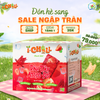  iChill Nước Thanh Nhiệt Dâu Tây Atiso Đỏ Sấy Thăng Hoa - Hộp (116g)- 4 Viên X 4 Gói Đường Riêng 