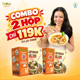  Combo 2 Hộp Isoup Signature Vị Súp Chua Cay Bắc Kinh Ăn Liền Sấy Thăng Hoa Hộp 3 Viên 