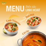  Isoup Signature Vị Lẩu Tomyum Ăn Liền Sấy Thăng Hoa Hộp 3 Viên 