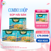  Isoup Huups Combo 3 Hộp Súp Hải Sản Ăn Liền Sấy Thăng Hoa - Hộp (30g) x 3 Viên 