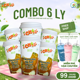  iChill Combo 6 Ly Nước Thanh Nhiệt Sâm Long Nhãn Nấm Tuyết Hạt Chia Sấy Thăng Hoa - Ly (27g)- Gói Đường Riêng 