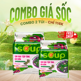  Isoup Combo 2 Túi Canh Ăn Liền Sấy Thăng Hoa Dinh Dưỡng Vị Tự Chọn 