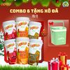  [COMBO 6 LY MIX] iChill Trà Đào Cam Sả + Dâu Tây Atiso Đỏ + Sâm Long Nhãn Nấm Tuyết Hạt Chia Nước Thanh Nhiệt Sấy Thăng Hoa Từ Trái Cây Tự Nhiên 