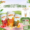  iChill Combo 3 Ly Nước Thanh Nhiệt Dâu Tây Atiso Đỏ/Trà Đào Cam Sả/Sâm Long Nhãn Sấy Thăng Hoa - Gói Đường Riêng 