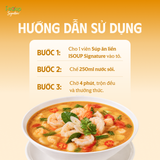  Isoup Signature Vị Lẩu Tomyum Ăn Liền Sấy Thăng Hoa Hộp 3 Viên 