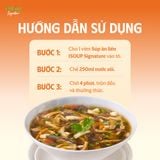  Isoup Signature Vị Súp Chua Cay Bắc Kinh Ăn Liền Sấy Thăng Hoa Hộp 3 Viên 