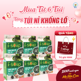  Isoup Combo 6 Túi Canh Ăn Liền Sấy Thăng Hoa Dinh Dưỡng Vị Tự Chọn 