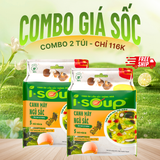  Isoup Combo 2 Túi Canh Ăn Liền Sấy Thăng Hoa Dinh Dưỡng Vị Tự Chọn 