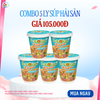  Isoup Huups Combo 5 Ly Súp Hải Sản Ăn Liền Sấy Thăng Hoa - 5Ly x 14G 