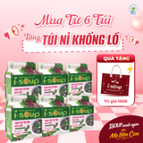  Isoup Combo 6 Túi Canh Ăn Liền Sấy Thăng Hoa Dinh Dưỡng Vị Tự Chọn 