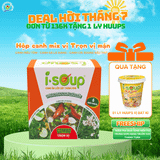  Isoup Hộp Mix Trọn Vị Ăn Liền Sấy Thăng Hoa - Hộp 6 Viên 