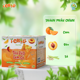  iChill Trà Đào Cam Sả Nước Thanh Nhiệt Sấy Thăng Hoa Từ Trái Cây Tự Nhiên 4 Gói X Hộp, Không Chất Bảo Quản, ISO 22000, HACCP, BRC 