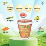  Isoup Huups Súp Cá Hồi Yến Mạch Ăn Liền Sấy Thăng Hoa - Ly 23G 