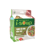  Isoup Combo 6 Túi Canh Cải Chua Nấu Thịt Ăn Liền Sấy Thăng Hoa 