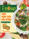  Isoup Canh Măng Chua Nấm Hương  Ăn Liền Sấy Thăng Hoa – Túi (50g) 5 Viên 