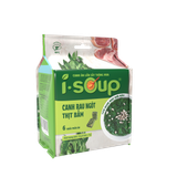  Isoup Combo 6 Túi Canh Rau Ngót Thịt Bằm Ăn Liền Sấy Thăng Hoa 
