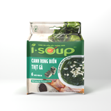  Isoup Viên Canh Rong Biển Thịt Gà Ăn Liền Sấy Thăng Hoa – Túi (42g) 6 Viên 