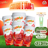  iChill Combo 6 Ly Nước Thanh Nhiệt Dâu Tây Atiso Đỏ Sấy Thăng Hoa - Ly (29g)- Gói Đường Riêng 