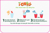  iChill Nước Thanh Nhiệt Dâu Tây Atiso Đỏ Sấy Thăng Hoa - Hộp (116g)- 4 Viên X 4 Gói Đường Riêng 