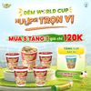  Isoup Huups Combo 5 Ly Súp Gà Táo Đỏ Ăn Liền Sấy Thăng Hoa - 5Ly x 12G 