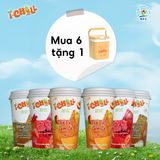  [COMBO 6 LY MIX + TẶNG 1 XÔ ĐÁ] iChill Trà Đào Cam Sả + Dâu Tây Atiso Đỏ + Sâm Long Nhãn Nấm Tuyết Hạt Chia Nước Thanh Nhiệt Sấy Thăng Hoa Từ Trái Cây Tự Nhiên 