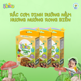  [COMBO 3 HỘP] Rắc cơm IKIRO Nấm Hương Nướng Rong Biển Cho Bé Nguyên Liệu Thiên Nhiên Từ 1 Tuổi 27 g (6 gói) 