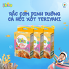  [COMBO 3 HỘP] Rắc cơm IKIRO Cá hồi Xốt Teriyaki Ăn Dặm Cho Bé Nguyên Liệu Thiên Nhiên Từ 1 Tuổi 24 g (6 gói) 
