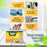  [Combo 3 Hộp] Súp Nấm Yến Mạch Ăn Liền ISOUP HUUPS Ngon,Dinh Dưỡng,Tiện Lợi (Hộp X 3 Viên) - Súp Ăn Liền Sấy Thăng Hoa 