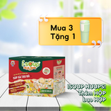  Súp Gà Táo Đỏ Ăn Liền ISOUP HUUPS Ngon,Dinh Dưỡng,Tiện Lợi (Hộp X 3 Viên)- Súp Ăn Liền Sấy Thăng Hoa 