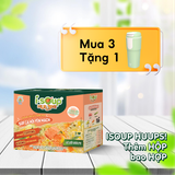  Súp Cá Hồi Yến Mạch Ăn Liền ISOUP HUUPS Ngon,Dinh Dưỡng,Tiện Lợi (Hộp X 3 Viên) - Súp Ăn Liền Sấy Thăng Hoa 
