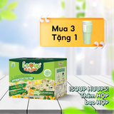  Súp Nấm Tuyết Tóc Tiên Ăn Liền ISOUP HUUPS Ngon,Dinh Dưỡng,Tiện Lợi (Hộp X 3 Viên) - Súp Ăn Liền Sấy Thăng Hoa 