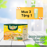  Súp Nấm Yến Mạch Ăn Liền ISOUP HUUPS Ngon,Dinh Dưỡng,Tiện Lợi (Hộp X 3 Viên) - Súp Ăn Liền Sấy Thăng Hoa 