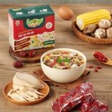  Súp Gà Táo Đỏ Ăn Liền ISOUP HUUPS Ngon,Dinh Dưỡng,Tiện Lợi (Hộp X 3 Viên)- Súp Ăn Liền Sấy Thăng Hoa 