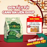  Canh Cải Xoong Nấu Thịt Ăn Liền ISOUP 42g 06 Viên- Viên Canh Ăn Liền Sấy Thăng Hoa 
