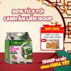  Canh Rau Tập Tàng Nấm Rơm Ăn Liền ISOUP 35g 05 Viên - Viên Canh Ăn Liền Sấy Thăng Hoa 