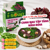  Isoup Combo 6 Túi Canh Tập Tàng Nấm Rơm Ăn Liền Sấy Thăng Hoa 