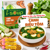 Isoup Combo 6 Túi Canh Riêu Tôm Ăn Liền Sấy Thăng Hoa 