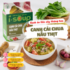  Isoup Combo 6 Túi Canh Cải Chua Nấu Thịt Ăn Liền Sấy Thăng Hoa 