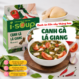  Isoup Viên Canh Gà Lá Giang Ăn Liền Sấy Thăng Hoa – Túi (72g) 6 Viên 
