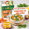  Isoup Combo 6 Túi Canh Rau Củ Nấu Nấm Ăn Liền Sấy Thăng Hoa 