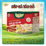  [Combo 3 Hộp] Súp Gà Táo Đỏ Ăn Liền ISOUP HUUPS Ngon,Dinh Dưỡng,Tiện Lợi (Hộp X 3 Viên)- Súp Ăn Liền Sấy Thăng Hoa 