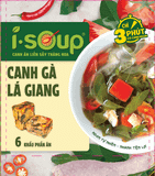  Isoup Viên Canh Gà Lá Giang Ăn Liền Sấy Thăng Hoa – Túi (72g) 6 Viên 