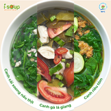  Isoup Hộp Mix Trọn Vị Ăn Liền Sấy Thăng Hoa - Hộp 6 Viên 
