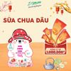  Sữa Chua Sấy Thăng Hoa IYaua Gấu Hạt Nút Vị Dâu Túi 16G 