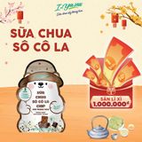  Sữa Chua Sấy Thăng Hoa IYaua Gấu Hạt Nút Vị CHOCO CHIPS Túi 16G 