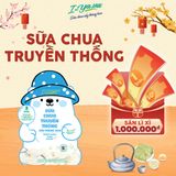  Sữa Chua Sấy Thăng Hoa IYaua Gấu Hạt Nút Vị Truyền Thống Túi 16G 