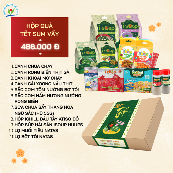  Combo Tết Sum Vầy – Gắn Kết Yêu Thương, Trọn Vị Đoàn Viên 2026 Set Hộp Quà Đặc Biệt 